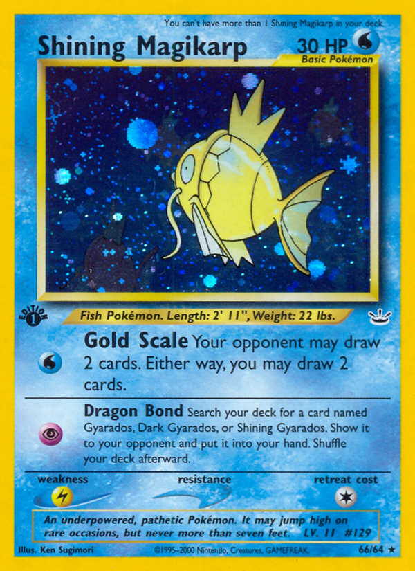 Shining Magikarp - 66/64 - Neo Revelation