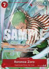 Roronoa Zoro - OP14-015 - Rare (Alternate Art) - The Azure Sea's Seven