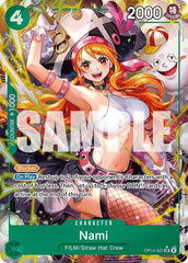 Nami - OP14-031 - Super Rare (Alternate Art) - The Azure Sea's Seven