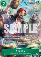 Shanks - OP14-027 - Rare (Alternate Art) - The Azure Sea's Seven