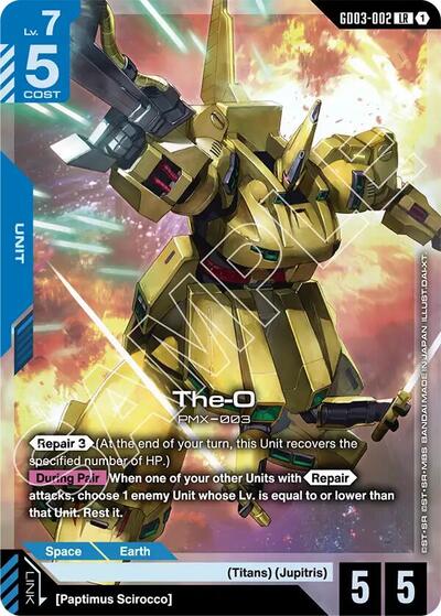 The-O - GD03-002 - LEGEND RARE - Steel Requiem