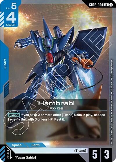 Hambrabi - GD03-004 - RARE - Steel Requiem