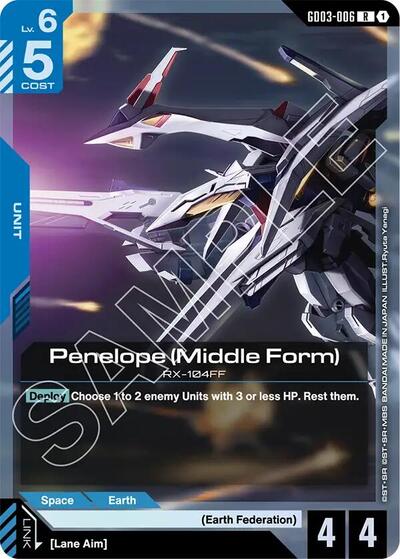 Penelope (Middle Form) - GD03-006 - RARE - Steel Requiem