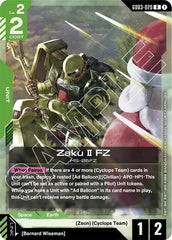 Zaku II FZ - GD03-020 - RARE - Steel Requiem