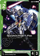 Gundam AGE-1 Flat - GD03-031 - COMMON - Steel Requiem