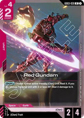 Red Gundam - GD03-039 - RARE - Steel Requiem