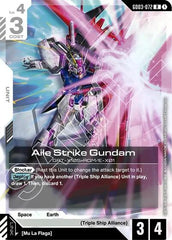 Aile Strike Gundam - GD03-072 - RARE - Steel Requiem