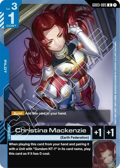 Christina Mackenzie - GD03-085 - UNCOMMON - Steel Requiem
