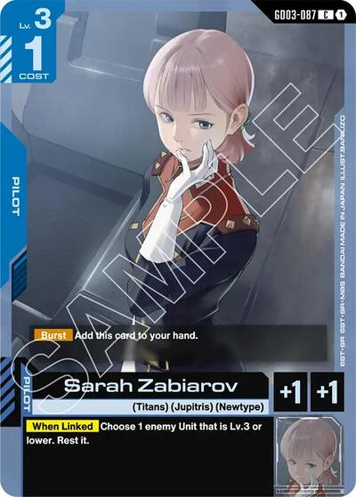 Sarah Zabiarov - GD03-087 - COMMON - Steel Requiem