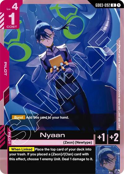 Nyaan - GD03-092 - UNCOMMON - Steel Requiem