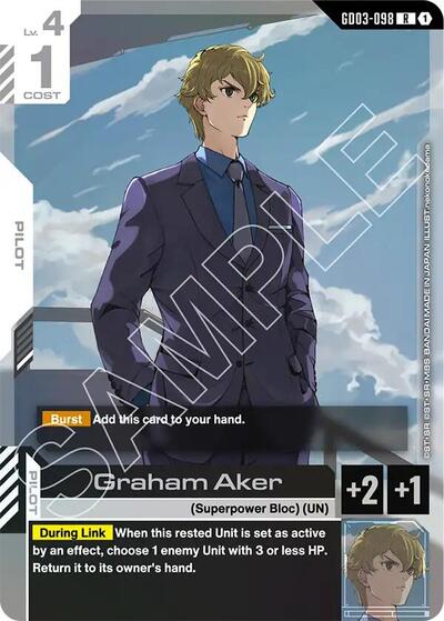 Graham Aker - GD03-098 - RARE - Steel Requiem