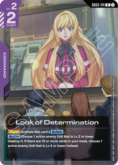 Look of Determination - GD03-114 - RARE - Steel Requiem
