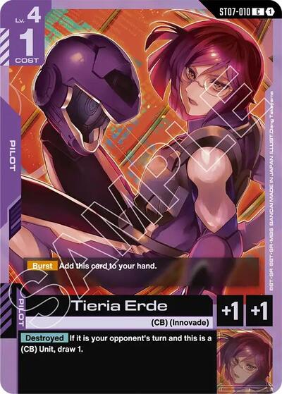 Tieria Erde - ST07-010 - COMMON - Starter Deck 07: Celestial Drive