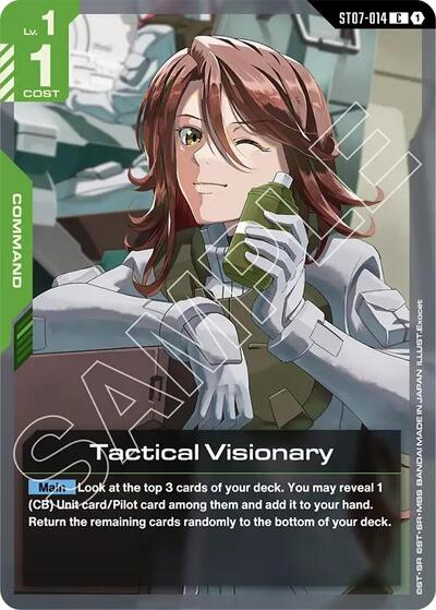 Tactical Visionary - ST07-014 - COMMON - Starter Deck 07: Celestial Drive