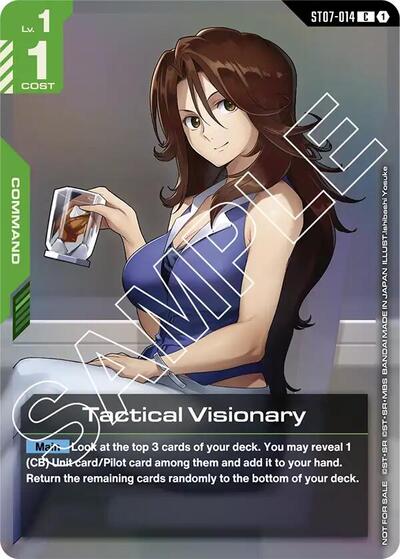 Tactical Visionary (Store Tournament Participant Pack 03) - ST07-014 - COMMON - Gundam Promotional Cards