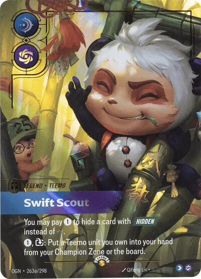 Teemo, Swift Scout - 263a/298 - Promo (Alternate Art) - Riftbound Promotional Cards
