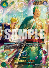 Roronoa Zoro - PRB02-006 - Rare (Special Alternate Art) - The Azure Sea's Seven