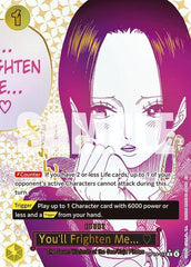 You'll Frighten Me... - OP14-118 - Rare (Alternate Art) - The Azure Sea's Seven