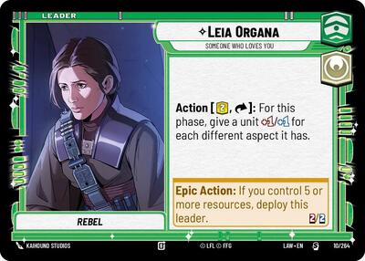 Leia Organa - Someone Who Loves You - 10/264 - Special - A Lawless Time