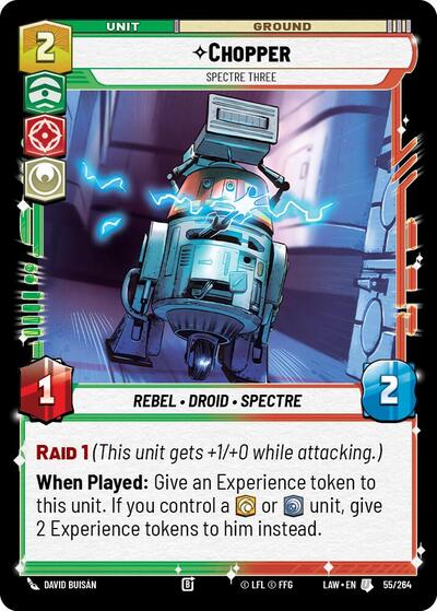 Chopper - Spectre Three - 55/264 - Uncommon - A Lawless Time