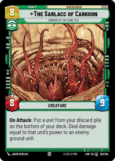 The Sarlacc of Carkoon - Horror of the Dune Sea - 163/264 - Special - A Lawless Time