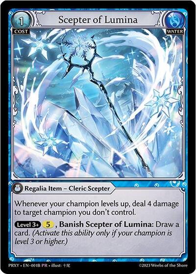 Scepter of Lumina (001B) - 001B - Promo - Proxia's Vault