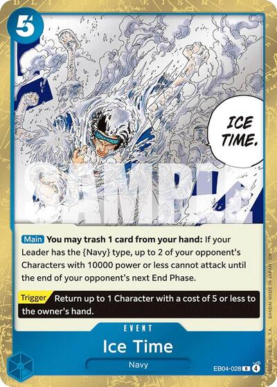 Ice Time - EB04-028 - Rare - The Azure Sea's Seven