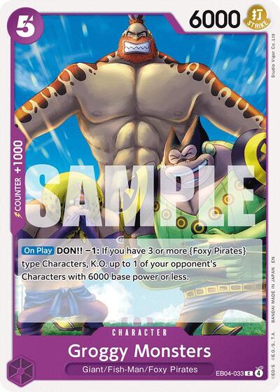 Groggy Monsters - EB04-033 - Common - The Azure Sea's Seven