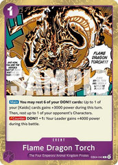 Flame Dragon Torch - EB04-040 - Rare - The Azure Sea's Seven