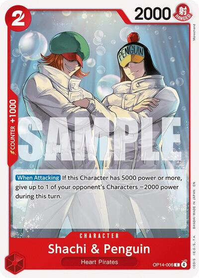 Shachi & Penguin - OP14-006 - Common - The Azure Sea's Seven