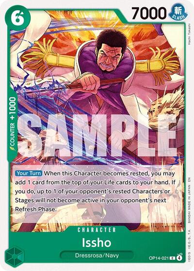 Issho - OP14-021 - Common - The Azure Sea's Seven