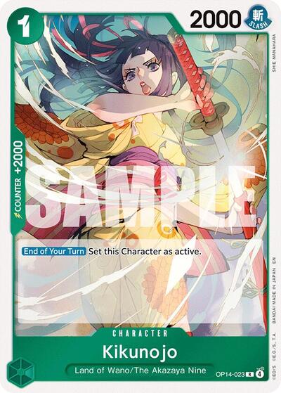 Kikunojo - OP14-023 - Rare - The Azure Sea's Seven