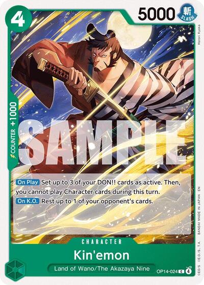 Kin'emon - OP14-024 - Common - The Azure Sea's Seven