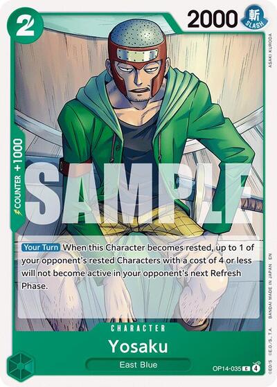 Yosaku - OP14-035 - Common - The Azure Sea's Seven
