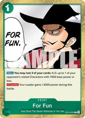 For Fun - OP14-037 - Rare - The Azure Sea's Seven