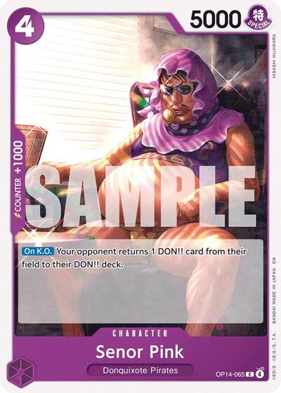 Senor Pink - OP14-065 - Common - The Azure Sea's Seven