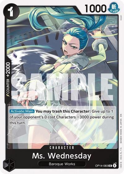 Ms. Wednesday - OP14-083 - Uncommon - The Azure Sea's Seven