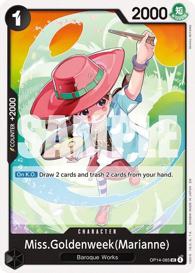 Miss.Goldenweek(Marianne) - OP14-085 - Uncommon - The Azure Sea's Seven