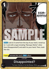 Disappointed? - OP14-099 - Uncommon - The Azure Sea's Seven
