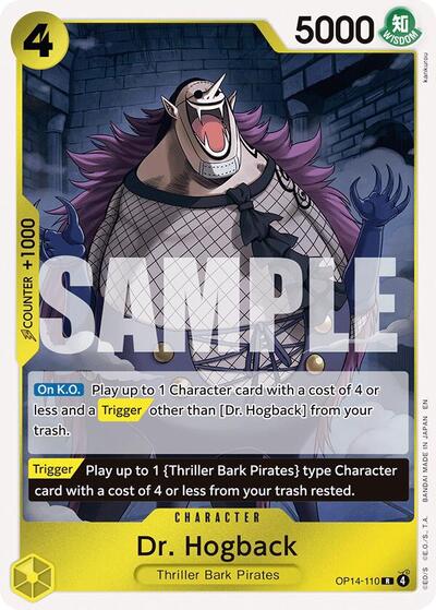 Dr. Hogback - OP14-110 - Rare - The Azure Sea's Seven