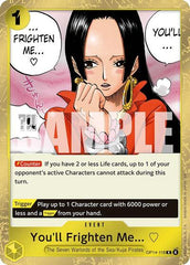 You'll Frighten Me... - OP14-118 - Rare - The Azure Sea's Seven