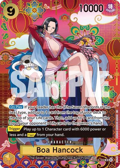 Boa Hancock - OP14-112 - Super Rare (Special Alternate Art) - The Azure Sea's Seven