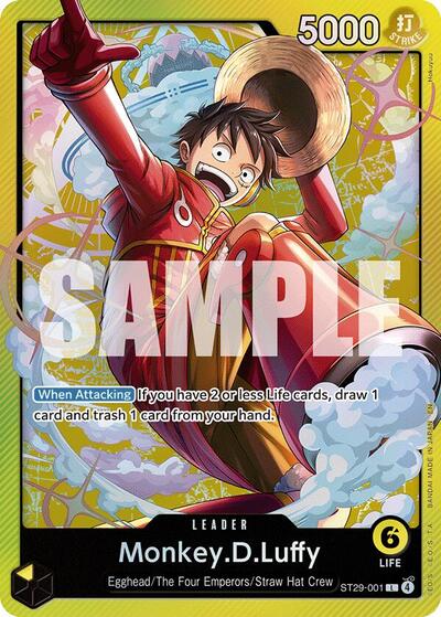 Monkey.D.Luffy - ST29-001 - Leader - ST-29: Starter Deck 29 Egghead