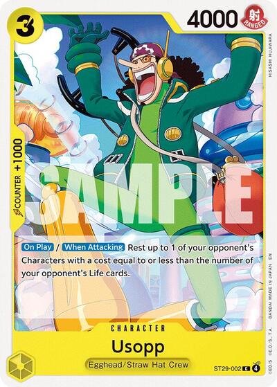 Usopp - ST29-002 - Common - ST-29: Starter Deck 29 Egghead