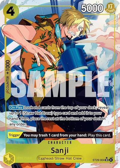 Sanji - ST29-004 - Super Rare (Full Art) - Egghead