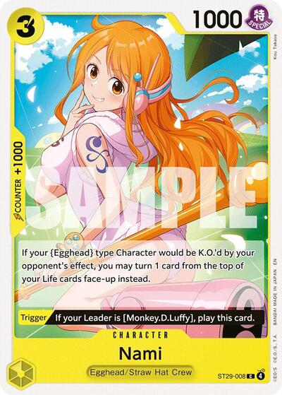 Nami - ST29-008 - Common - ST-29: Starter Deck 29 Egghead