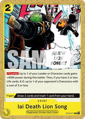 Iai Death Lion Song - ST29-017 - Common - ST-29: Starter Deck 29 Egghead