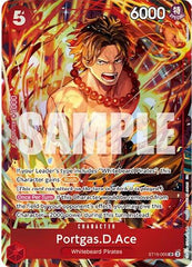 Portgas.D.Ace - ST15-005 - Super Rare (Illustration Box Vol.5) - One Piece Promotion Cards