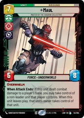Maul - Master of the Shadow Collective - 54/264 - Legendary - A Lawless Time