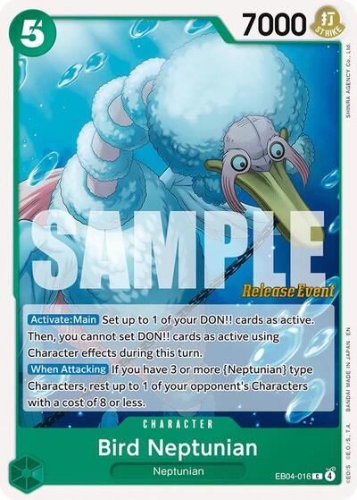 Bird Neptunian - EB04-016 - Common - The Azure Sea's Seven Release Event Cards